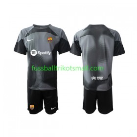Fußballtrikots FC Barcelona Torwart Kinder 2022-2023 Kurzarm Auswärts-trikot kaufen